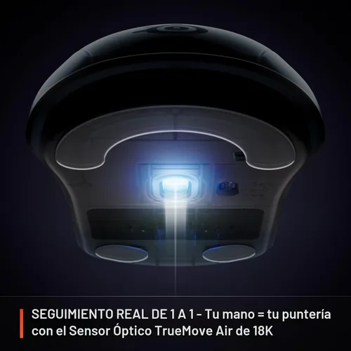 Vista 4 de SteelSeries Ratón inalámbrico Rival 3 Gen 2 para juegos - 2.4 GHz y Bluetooth - Sensor óptico TrueMove Air de 18000 DPI - Durabilidad de 60 millones