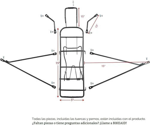 Vista 2 de Ventura Universal Carrier Rack