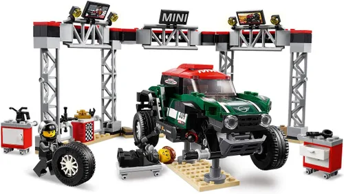 Vista 7 de LEGO Speed Champions 1967 Mini Cooper S Rally y 2018 MINI John Cooper Works Buggy 75894 Kit de construcción (481 piezas)