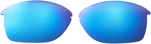 Vista 3 de Walleva Lentes de repuesto para gafas de sol Oakley Unstoppable, múltiples opciones disponibles (azul hielo - polarizadas)