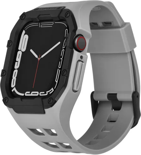 Vista 8 de Nereides - Correa de reloj compatible con Apple Watch de 45 y 44 mm, para iWatch Series 9/8/7/6/5/4/SE/SE2, estuche resistente de alta resistencia