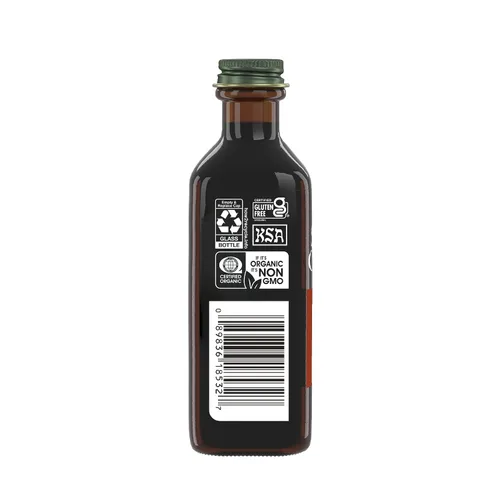 Vista 4 de Simply Organic, extracto de vainilla pura, certificado orgánico, botella de vidrio de 4 onzas