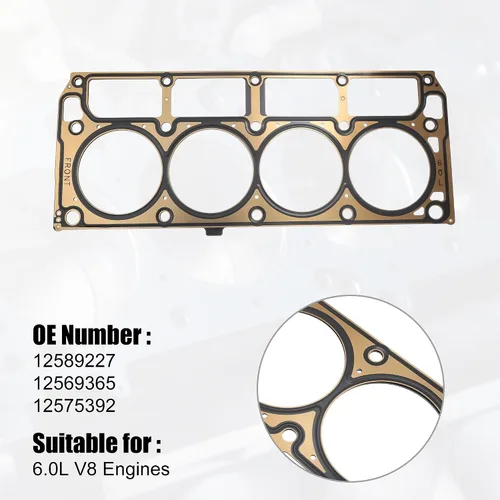 Vista 3 de uxcell Junta de culata No.12589227 para Cadillac Escalade 2002-2013 para Chevrolet Silverado