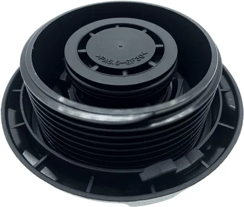 Vista 4 de Tapa de Cubierta del Depósito de Expansión del Radiador para VW Audi Skoda Seat Porsche, Negra, Anticongelante, 160KPa/23PSI, Reemplaza 2Q0121321A