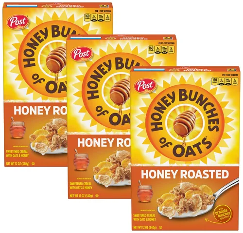 Vista 21 de Miel manojos de avena Honey Roasted, 2.1-ounce (12 unidades) Desayuno o merienda fácil para llevar