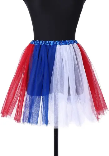 Vista 5 de Victray Womens Tutu Skirts Tulle Tutu Skirt Ballet Dance Skirts Layered Tutu Short Skirt Party Festival Costume