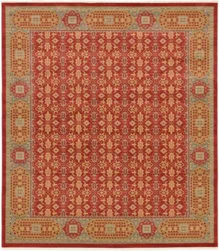 Vista 23 de Unique Loom Palace Collection - Alfombra de área Jefferson (2 pies x 3 pies 1 pulgada, rectangular, crema/caramelo)