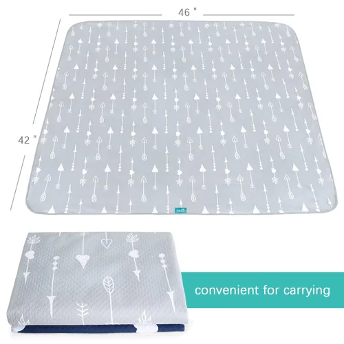 Vista 3 de Paquete de 2 alfombrillas antisalpicaduras para debajo de la silla alta, artes, manualidades y desorden alimentario, tapete antideslizante