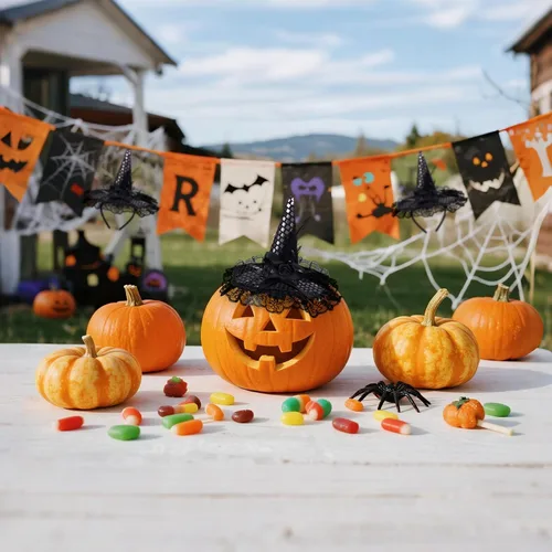 Vista 6 de ZeeDix Diademas de sombrero de bruja de Halloween para mujer, accesorios de 3 piezas (3 colores)
