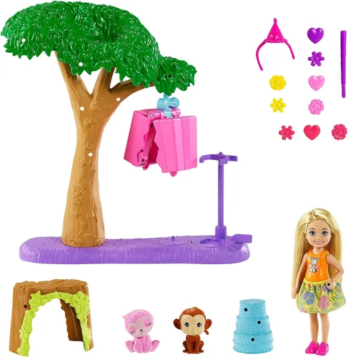 Vista 7 de Mattel - Barbie Chelsea The Lost Birthday Pinata Party Fun Surprise Playset