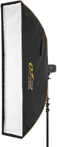 Vista 9 de Glow EZ Lock 12x56 Quick Strip Rectangular Bowens Mount Softbox w/Externo, Difusores Internos