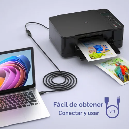 Vista 3 de OKRAY Cable de extensión USB, cable extensor tipo A macho a hembra tipo A Negro