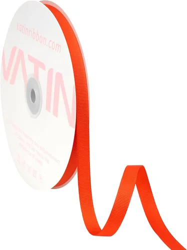 Vista 105 de VATIN Cinta de Grogrén Negra, 1-1/2" x 50 Yardas Continuas, Cinta de Grogrén de Poliéster Negra, Usar para Lazos de Bricolaje, Accesorios