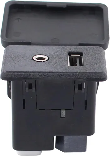 Vista 7 de ApplianPar Puerto auxiliar auxiliar USB USB para Nissan Altima 2014-2016 Sentra 2014-2018 Versa 2014-2019 Versa Note 2014-2017