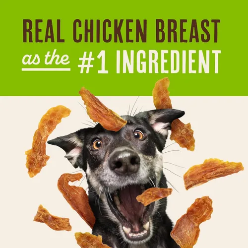 Vista 4 de Waggin' Train Golosinas de pollo para perros, hechas con pechugas de pollo 100% reales, solo dos ingredientes naturales, gran golosina para perros