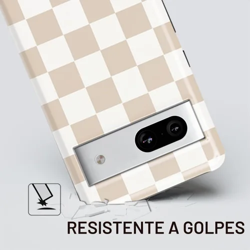 Vista 6 de Funda compatible con Google Pixel 7a, 2 en 1, delgada, resistente, híbrida, policarbonato duro, silicona suave, parachoques resistente tablero