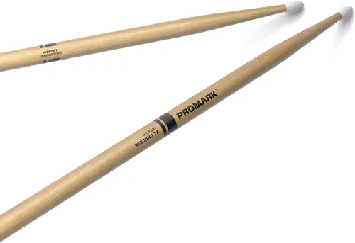 Vista 22 de ProMark Rebound 2B Baquetas de Hickory, Punta Ovalada de Nylon, 1 Par