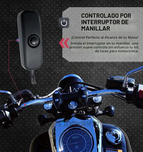 Vista 3 de Kit de 8 tiras de luces LED underglow para motocicleta, impermeables, luces de neón RGB de acento, efecto suelo, tiras de luz atmosférica DC 12V