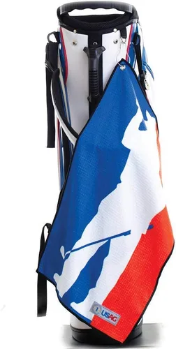 Vista 5 de U Suck at Golf Divertida toalla de golf para hombre, microfibra súper absorbente, secado rápido, textura de gofre e impresiones de diseño único