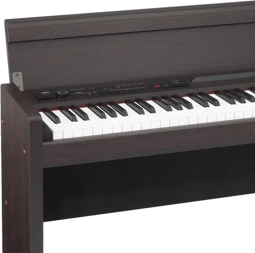 Vista 7 de Korg LP-380U - Piano digital para el hogar con teclado de 88 teclas y soporte, palisandro Rosewood