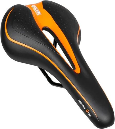Vista 10 de Sillín GORIX para Bicicleta Cómodo con Cojín y Riel para Bicicleta de Montaña y Carretera para Hombres y Mujeres (GX-C19)