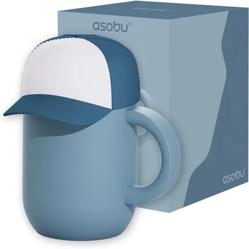 Vista 38 de asobu Taza de viaje 360 – Taza de acero inoxidable aislada al vacío de 28 onzas con tapa y asa a prueba de derrames de 360° – Mantiene las bebidas