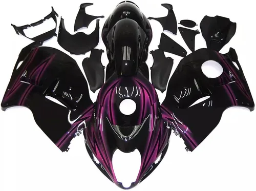Vista 12 de Carenado completo azul mate para Suzuki 1997-2007 GSXR 1300 Hayabusa Gen1 inyección ABS plásticos posventa carrocería kit de carrocería 1998 1999