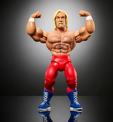 Vista 3 de WWE Superstars Hulk Hogan - Figura de acción retro, 5 pulgadas