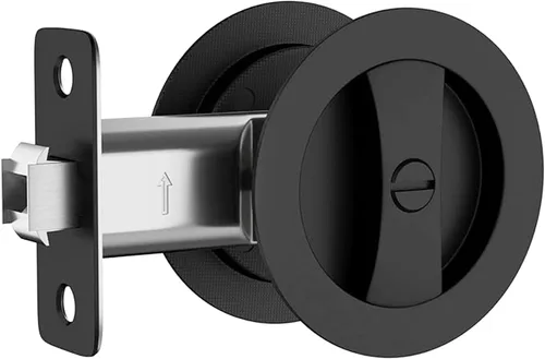 Vista 15 de Lethato Hardware de bolsillo para puerta, cerradura de puerta de bolsillo con indicadores, pestillo de puerta de bolsillo, puerta de bolsillo