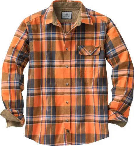 Vista 47 de Legendary Whitetails Camisa de franela de manga larga con botones para hombre, 100% algodón