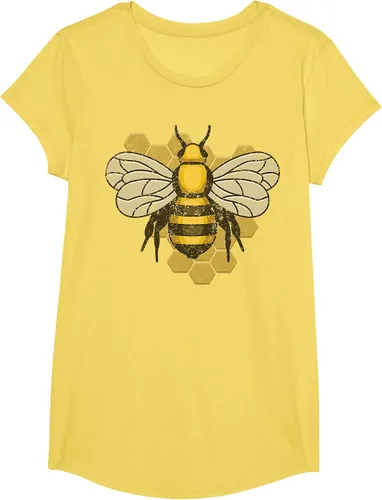 Vista 89 de Retro Beekeeper Beekeeper Honey Bumblebee Vintage Saves Bees T-Shirt Asphalt Grey