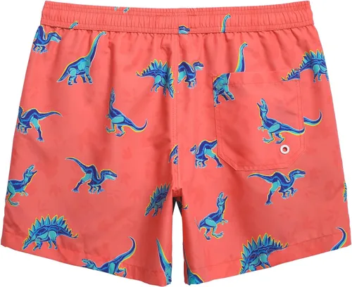 Vista 2 de maamgic Mens Swim Trunks 5" Quick Dry Beach Shorts Bathing Suits with Mesh Lining Pockets