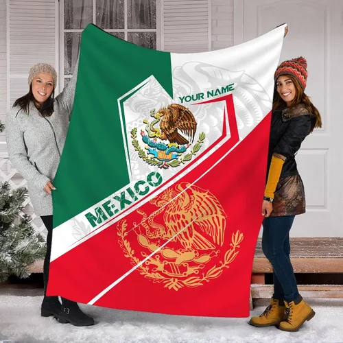 Vista 21 de Manta de México personalizada con nombre para hombres y mujeres, manta personalizada con bandera de México, manta de bandera mexicana, regalo