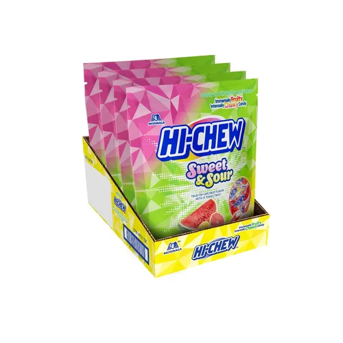 Vista 36 de HI-CHEW Mezcla Superfruit, 3.17 oz, 6 piezas, sin gluten, elaborada con sabores de frutas naturales y artificiales