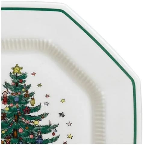 Vista 2 de Nikko Ceramics Christmastime - Juego de vajilla de 12 piezas, servicio para 4 personas