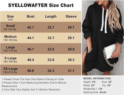 Vista 6 de Syellowafter Sudadera con capucha de gran tamaño para mujer, con bolsillo tipo canguro, para otoño, casual, ropa de descanso