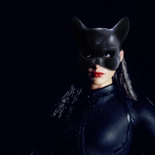 Vista 5 de Waylike Máscara de gato de látex para mujer, máscara novedosa de Halloween, máscaras de fiesta para bailes de máscaras, fiestas, festivales