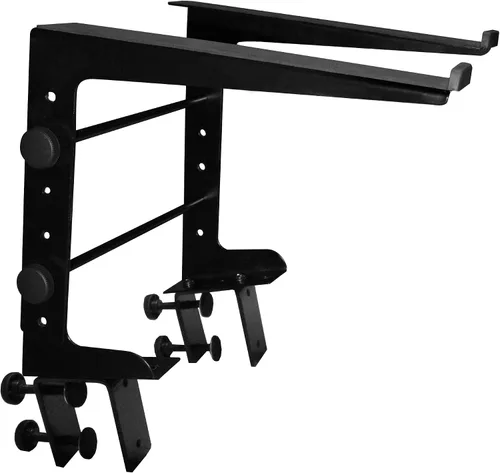 Vista 2 de Ultimate Support JS-LPT100 JamStands Series - Soporte multiusos para portátil/DJ con base ajustable y abrazaderas