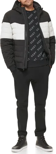 Vista 19 de DKNY Chaqueta bomber acolchada con capucha y rendimiento para hombre