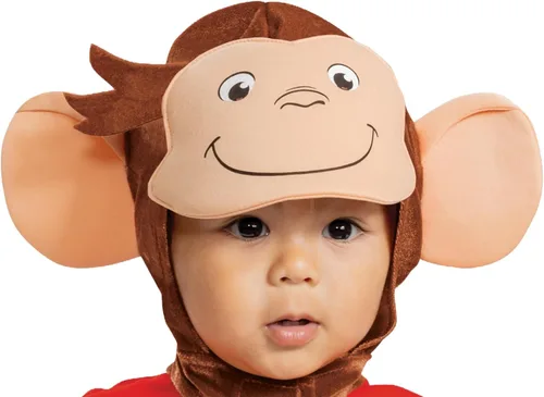 Vista 5 de Disguise Disfraz de George curioso para bebé, disfraz oficial de George curioso, talla infantil