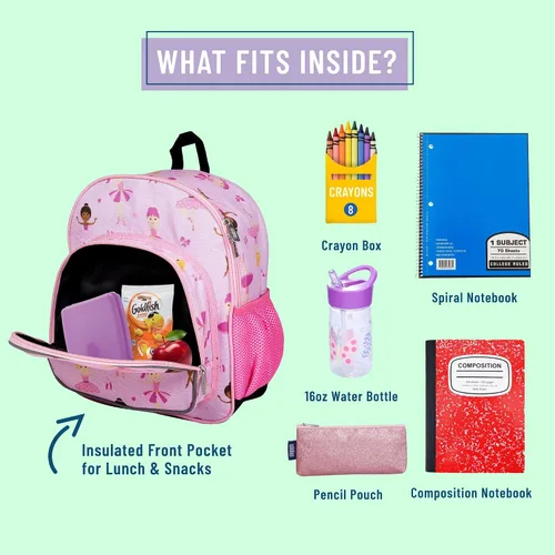 Vista 4 de Wildkin - Mochila de 12 pulgadas para niña