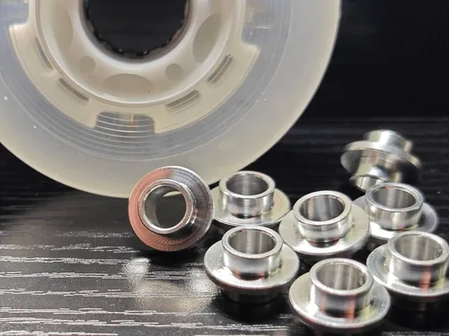 Vista 5 de 32 piezas de buje de aluminio duradero para patines en línea, patines de ruedas, patinetas, longboards para tornillos de 0.315 pulgadas