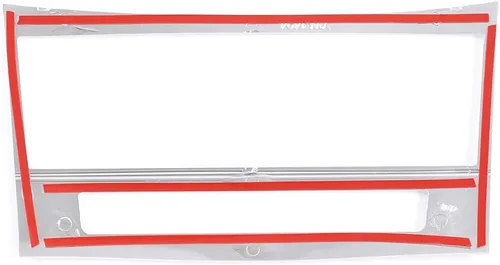 Vista 7 de YIWANG ABS cromo interior del coche consola central CD botón marco ajuste etiqueta engomada para Mercedes Benz E Clase W212 2012-2015 Auto Accesorio