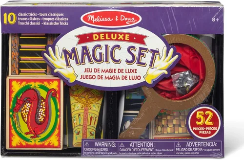 Vista 3 de Juego de magia de madera maciza con 10 trucos clásicos Melissa & Doug Deluxe