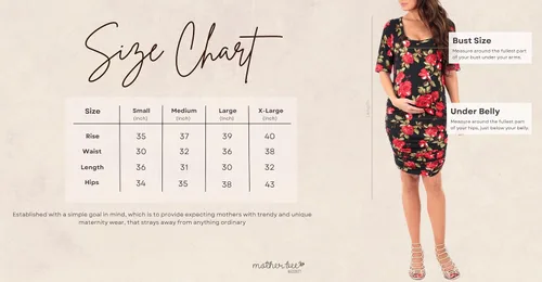 Vista 5 de Vestido de maternidad para mujer, fabricado en EE.UU