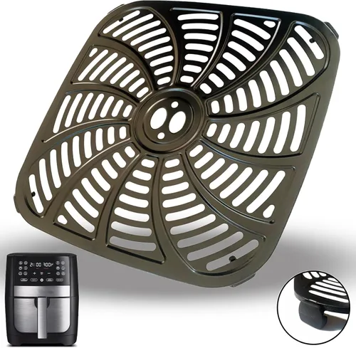 Vista 16 de ALJ Bandeja de repuesto para freidora de aire Chefman 3.7QT/3.6QT/3.5QT, revestimiento antiadherente de doble capa mejorado, sartén para freidora