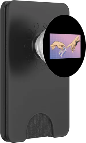 Vista 8 de Vaporwave Aesthetic Music audiocassette Synthwave Vaporwave PopSockets Adhesive PopGrip