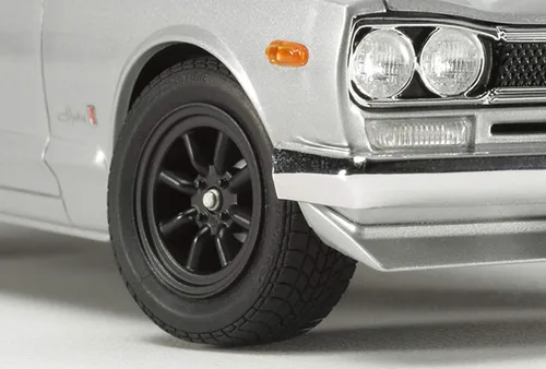 Vista 5 de Tamiya 300024335 Nissan Fahrzeug 300024335-1:24 Skyline 2000GT-R Street Custom, Réplica fiel, Construcción de plástico, Manualidades, Kit