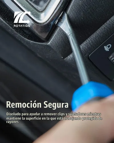 Vista 4 de ROTATION Levantador de Chinchetas con Punta en U, Quitagrapas para Tapicería, Herramienta para Muebles, Auto