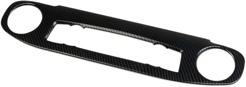Vista 3 de Panel de aire acondicionado de consola central de fibra de carbono para Nissan Frontier 2022-2024